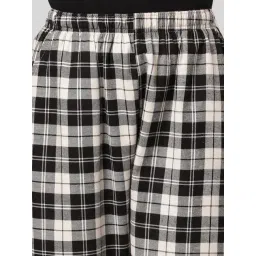 Kryptic Black & Grey Melange Cotton Relaxed Fit Printed Lounge Pants - Pack of 2-picture-17