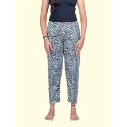Kryptic Grey Cotton Regular Fit Printed Lounge Pants-picture-22