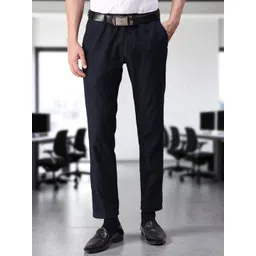 Kryptic Men Comfort Slim Fit Trousers-picture-41