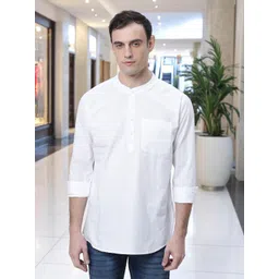Kryptic Men Solid Cotton Kurta-picture-25