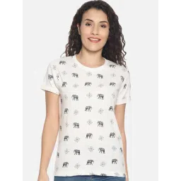 Kryptic Off White Printed T-Shirt-picture-16