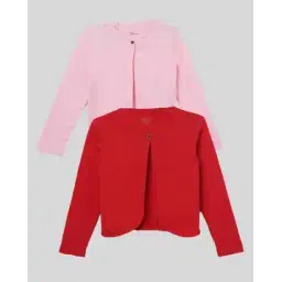 kryptic Pack of 2 Girl Front Open Shrugs with Full-Length Sleeves-picture-49