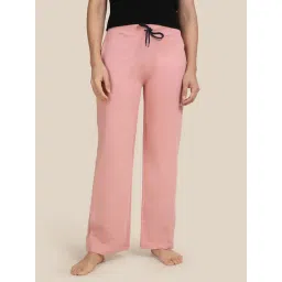 Kryptic Peach Cotton Relaxed Fit Printed Lounge Pants-picture-46
