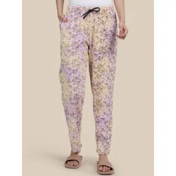 Kryptic Printed Pure Cotton Relaxed Fit Lounge Pants-picture-18