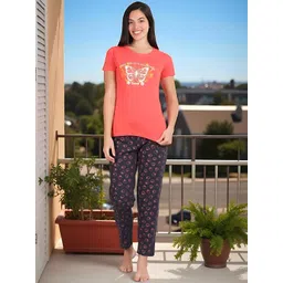 Kryptic Printed Pure Cotton Relaxed Fit Night suit-picture-15