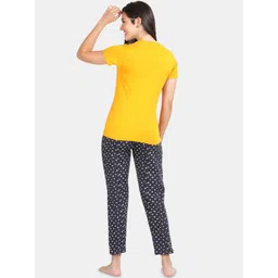 Kryptic Printed Pure Cotton Relaxed Fit Night suit image 2