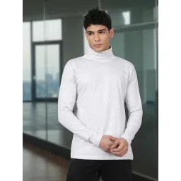 Kryptic White Cotton Regular Fit Solid T-Shirt-picture-22