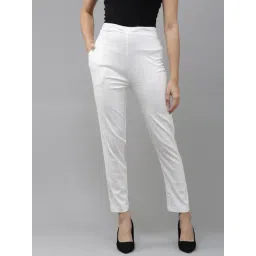 Kryptic White Regular Fit Regular Fit Mid Rise Pants-picture-20