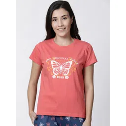 Kryptic Women Graphic Printed Pure Cotton Lounge T-shirt-picture-13