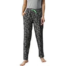 kryptic women printed lounge pyjama - Pure cotton, relaxed fit, Ultra soft-picture-19