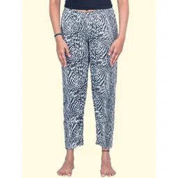 Kryptic Women Printed Pure Cotton Lounge Pants-picture-31