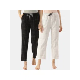 Kryptic Women Printed Pure Cotton Lounge Pants (Pack of 2)-picture-12