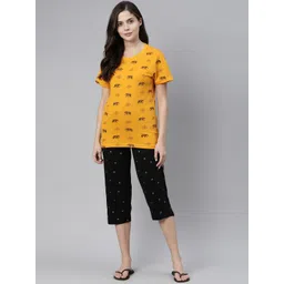 Kryptic Women Printed Pure Cotton Night Suit-picture-39