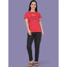 Kryptic Women Printed Pure Cotton Night Suit-picture-26