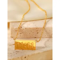 KRYSTALZ Gold Plated Stainless Steel Necklace-picture-15