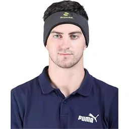 krystle 1 Pc Ear Warmers Headband Stretchy Ear Covers Sweatband Ski Winter Headband Earmuff Workout Headbands Moisture Wicking Thermal Sport Headbands Grey-picture-49