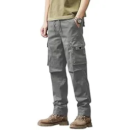 krystle Men Cargo || Men Cargo Lower || Men Cargo Lower Cotton || Cargos for Men (Grey Multisize)-picture-52