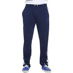 krystle Men's Cotton Pyjama|Lower|Trackpant (Blue)-picture-12