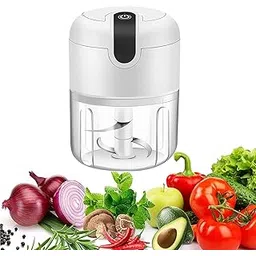 KTS Electric Mini Garlic Chopper,Food Processor,Portable Cordless Garlic Mincer Masher, with USB Charging For Vegetable,Chili,Fruits,Ginger,Baby Food masher, Seasoning 250ml-image-9