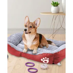 kuber industries Cotton Foldable Pet Bed image 1