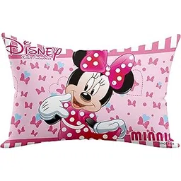 Kuber Industries Disney Printed Kids Pillow Silky Soft Microfiber Polyester, Perfect for Travel, Cot,12"x18" (Pink)-KUBMART15822-picture-10