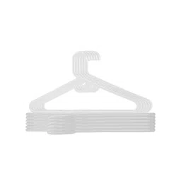 Kuber Industries 12-Pcs White Clothes Hanger-picture-37