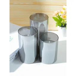 Kuber Industries 12Pcs Grey & Yellow LED Battery Candles For Home Decoration-picture-28