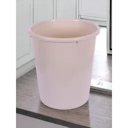 Kuber Industries 2 Pcs Beige & Purple Dustbins - 13 L Each-picture-29