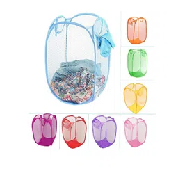 Kuber Industries 2-Pcs Red & Blue Foldable Laundry Bags-picture-14