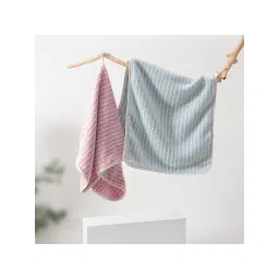 Kuber Industries 2 Piece Hand Towel 280 GSM Pink Green-picture-10