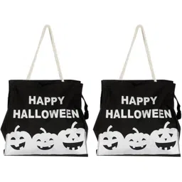 kuber industries 2 Small (Black)-CTKTC13354 Pack of 2 Grocery Bags-picture-15