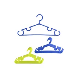 Kuber Industries 20Pcs Blue & Yellow Bar Hangers-picture-43