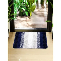 Kuber Industries 3 Pcs Grey & Blue Woven Design Doormats-picture-11