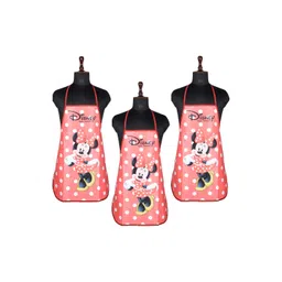 Kuber Industries 3-Pcs Red & White Printed Kitchen Apron-picture-14