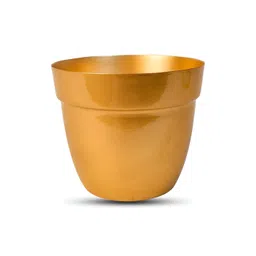 Kuber Industries 4-Pcs Brown Metal Planter With Holder image 4