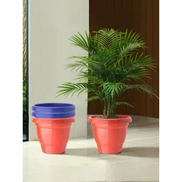 Kuber Industries 4-Pcs Red & Blue Durable Planters-picture-35