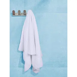 Kuber Industries 4 Pcs White 120 GSM Cotton Bath Towels-picture-34