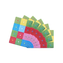 Kuber Industries 6-Pcs Green & Blue Printed Fridge Mat-picture-33