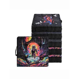 Kuber Industries 6-Pcs lack & Red Printed Chair Pads-image-40