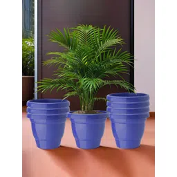 Kuber Industries 8Pc Blue Light Weight Planters image 1
