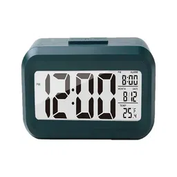Kuber Industries ABS Battery Oprated Loud Digital Alarm Clock|Desk, Table Clock|Alarm Clock For Heavy Sleepers (Green)-picture-10