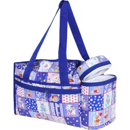 kuber industries Baby Bag|Parachute Baby Bottle Cooler Bag|Baby Cloth Bag|Cartoon Bottle Bag|Blue Mothers Bag-picture-17
