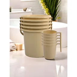 Kuber Industries Beige 10 pieces Bath Accessories Set-picture-40