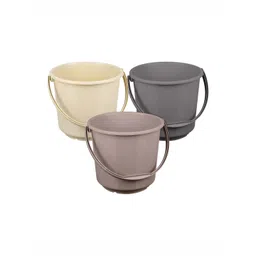 Kuber Industries Beige & Grey 3 Piece Bath Accessories Set 5 L-image-30