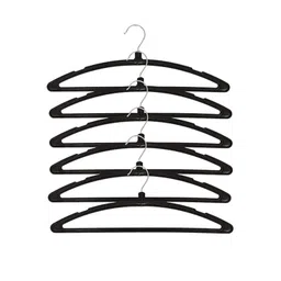 Kuber Industries Black 12 Pieces Hangers-picture-34