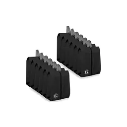 Kuber Industries Black 12 Pieces Shoes Organisers-picture-35