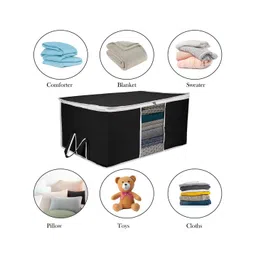 Kuber Industries Black 12 Pieces Storage Organisers image 3