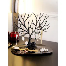 Kuber Industries Black 2 Pieces Deer Tree Key Holders-picture-34