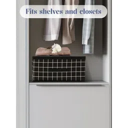 Kuber Industries Black 2 Pieces Printed Multi-Utility Organisers-picture-41