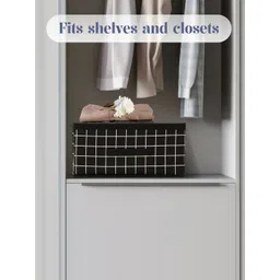 Kuber Industries Black 2 Pieces Printed Multi-Utility Organisers-picture-42